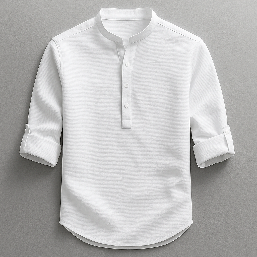Luca | Elegante Camicia Uomo in Cotone Premium - Vestibilità Su Misura &amp; Comfort Assoluto 4
