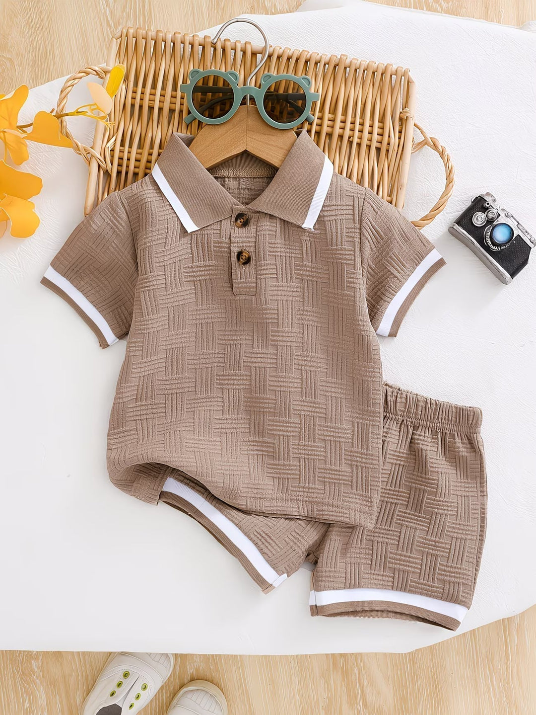 Luca | Elegante, Traspirante Set Polo e Pantaloni Corti Casual Uomo 1