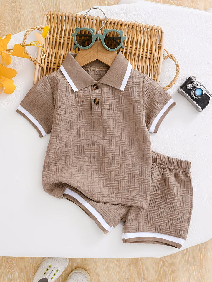Luca | Elegante, Traspirante Set Polo e Pantaloni Corti Casual Uomo 1