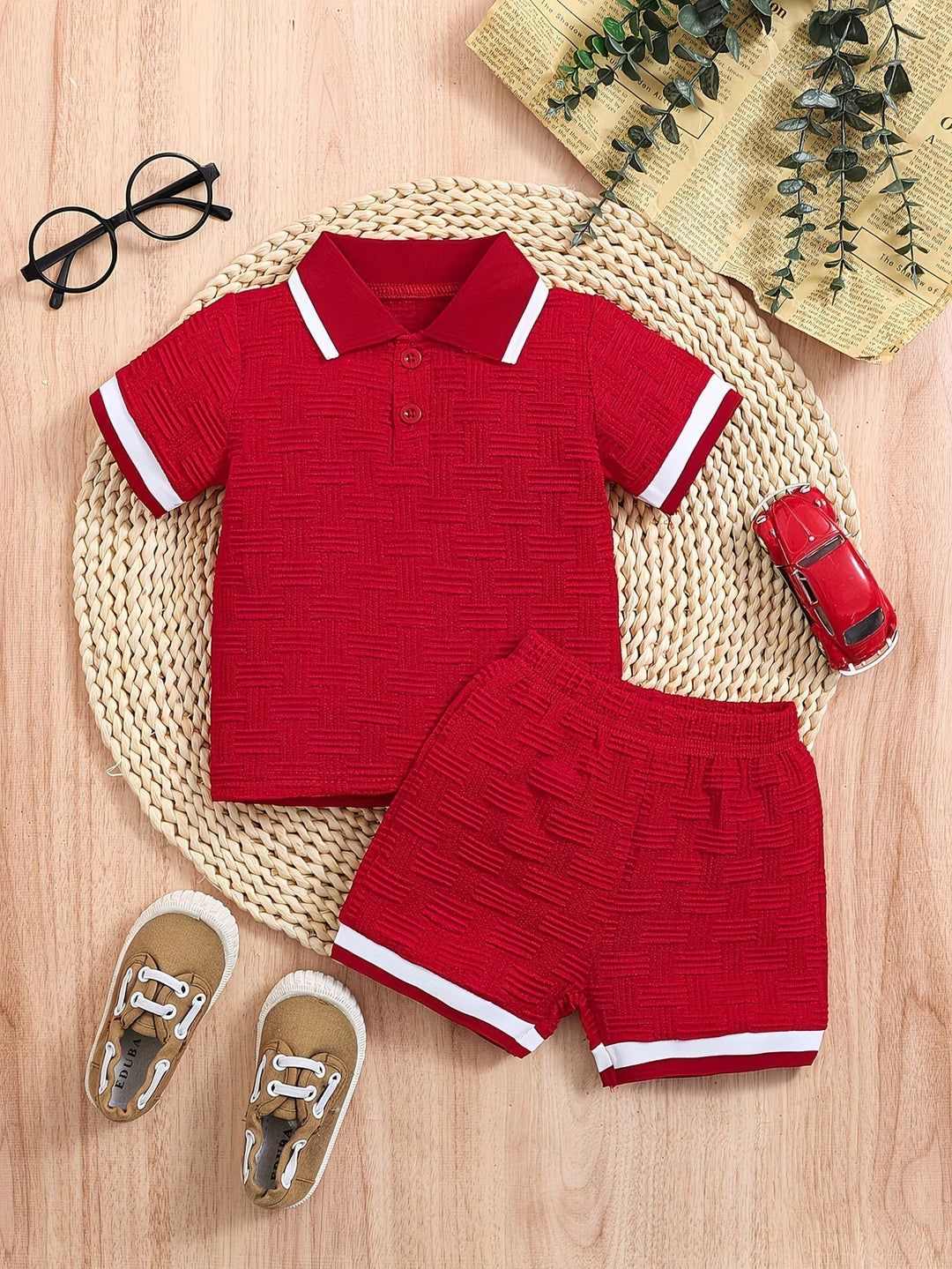 Luca | Elegante, Traspirante Set Polo e Pantaloni Corti Casual Uomo 2