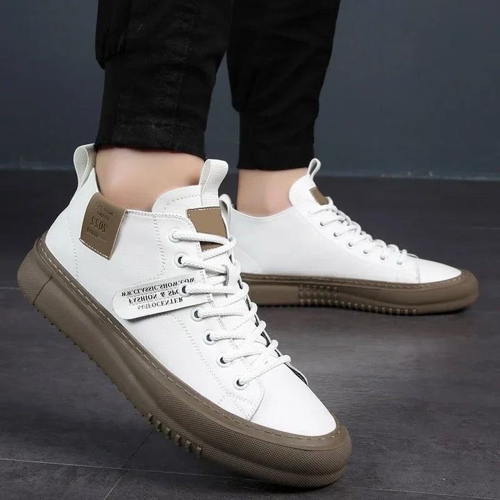 Luca | Eleganti & Comode Sneakers Uomo Alte in Pelle Premium 1