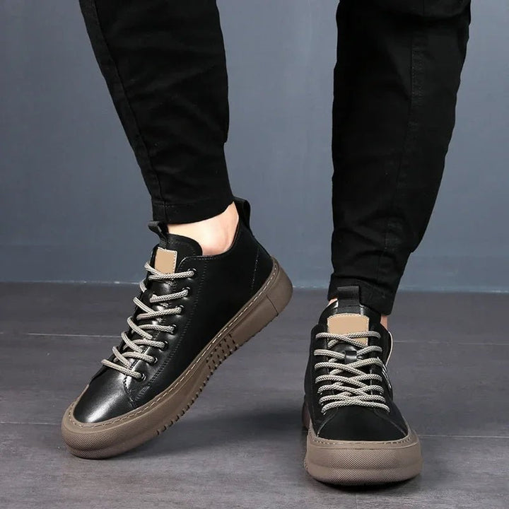 Luca | Eleganti & Comode Sneakers Uomo Alte in Pelle Premium 2