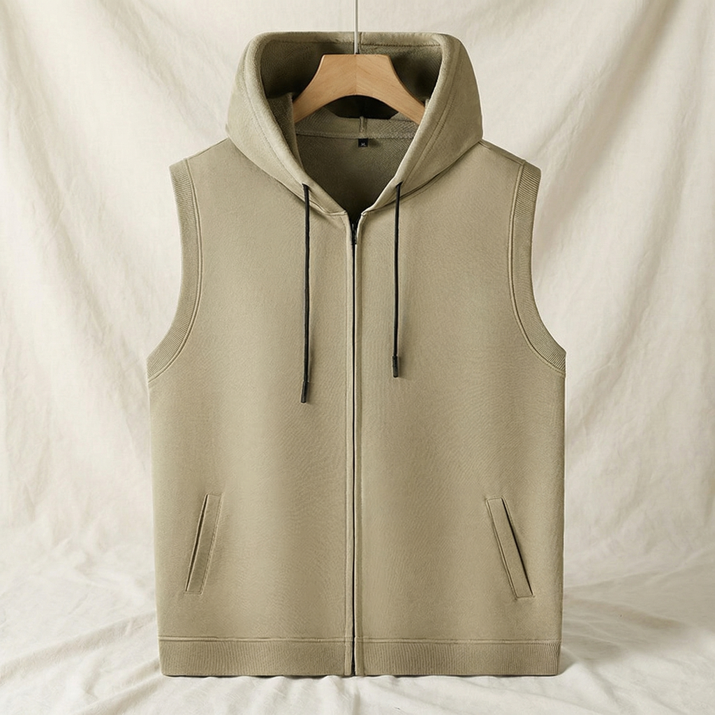 Luca | Gilet Uomo Leggero con Cappuccio - Moderno e Versatile per Ogni Occasione 0
