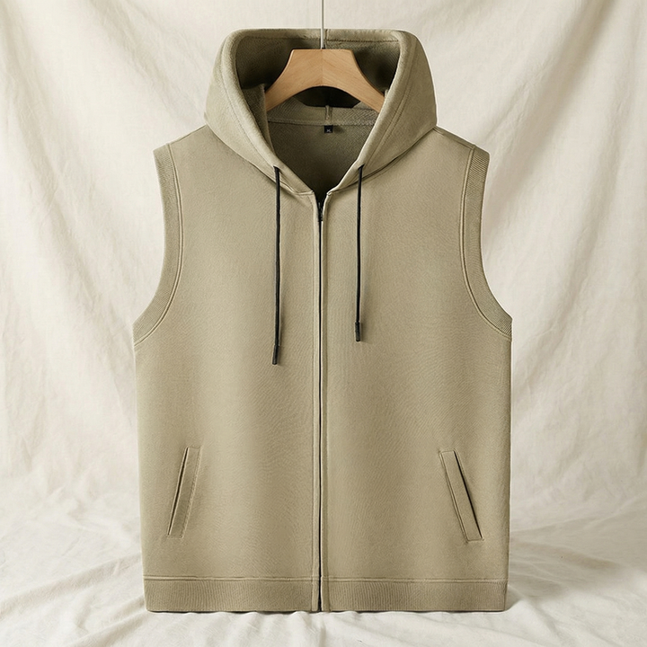 Luca | Gilet Uomo Leggero con Cappuccio - Moderno e Versatile per Ogni Occasione 0