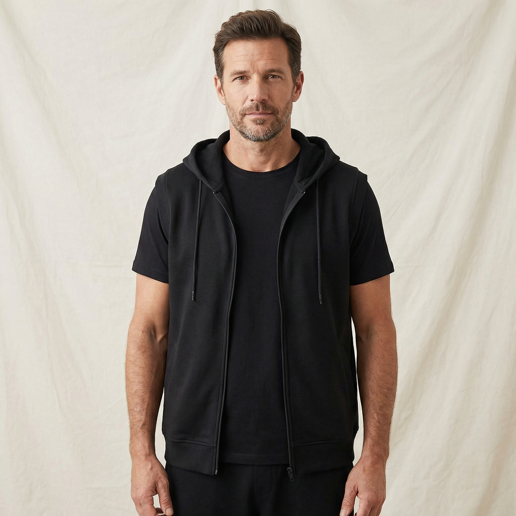Luca | Gilet Uomo Leggero con Cappuccio - Moderno e Versatile per Ogni Occasione 3