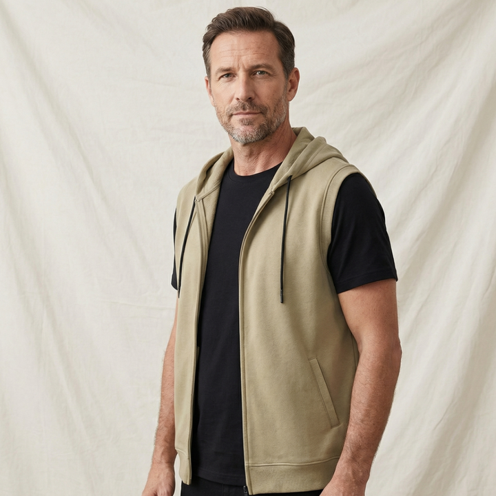 Luca | Gilet Uomo Leggero con Cappuccio - Moderno e Versatile per Ogni Occasione 4