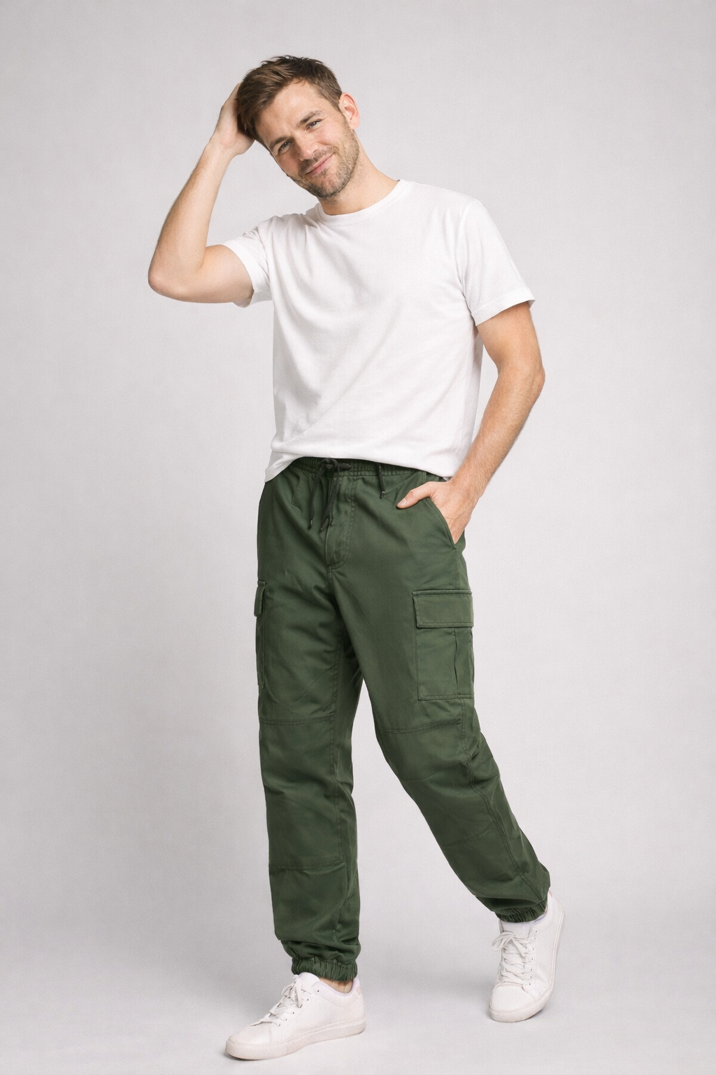Luca | Pantaloni Cargo Uomo Moderni, Leggeri e Funzionali 1