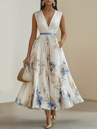 Giorgia | Chic & Elegante Abito Donna Avvolgente Scollo a V