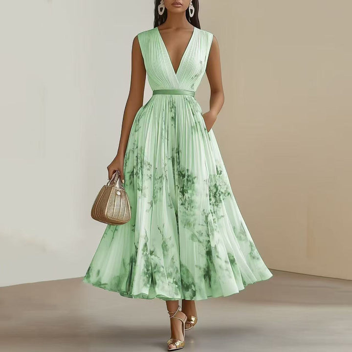 Luna Chic | Elegante Abito Donna Avvolgente Scollo a V 11