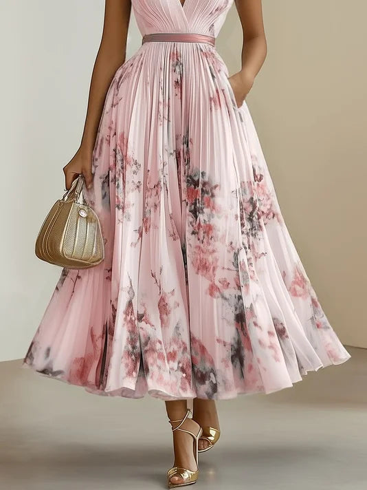 Luna Chic | Elegante Abito Donna Avvolgente Scollo a V 4