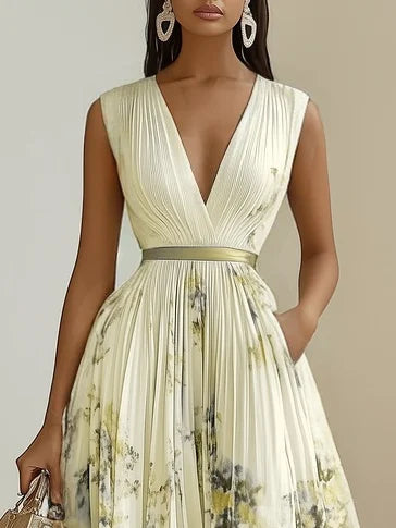 Luna Chic | Elegante Abito Donna Avvolgente Scollo a V 5