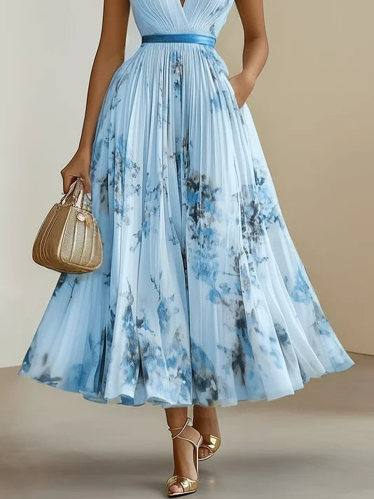 Luna Chic | Elegante Abito Donna Avvolgente Scollo a V 8