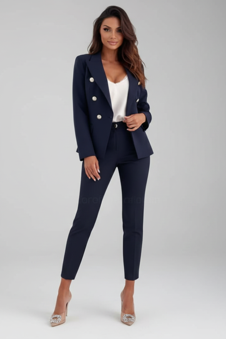Luna | Elegante Completo Blazer Doppiopetto per Donne Moderne 1