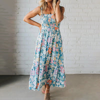 Angelina | Elegant Long Floral Women's Dress