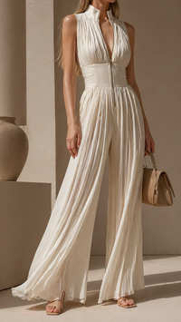 Eleonora | Tuta plissettata elegante e moderna