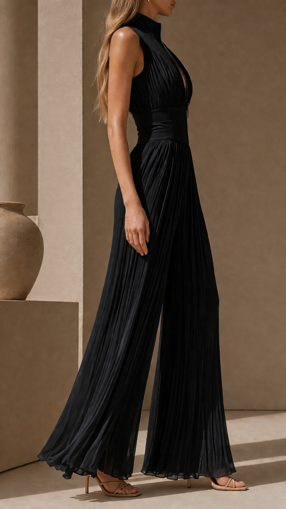 Luna | Elegante e Versatile Tuta Plissettata da Donna 7