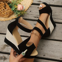 Madison | Eleganti Sandali con Zeppa e Plateau
