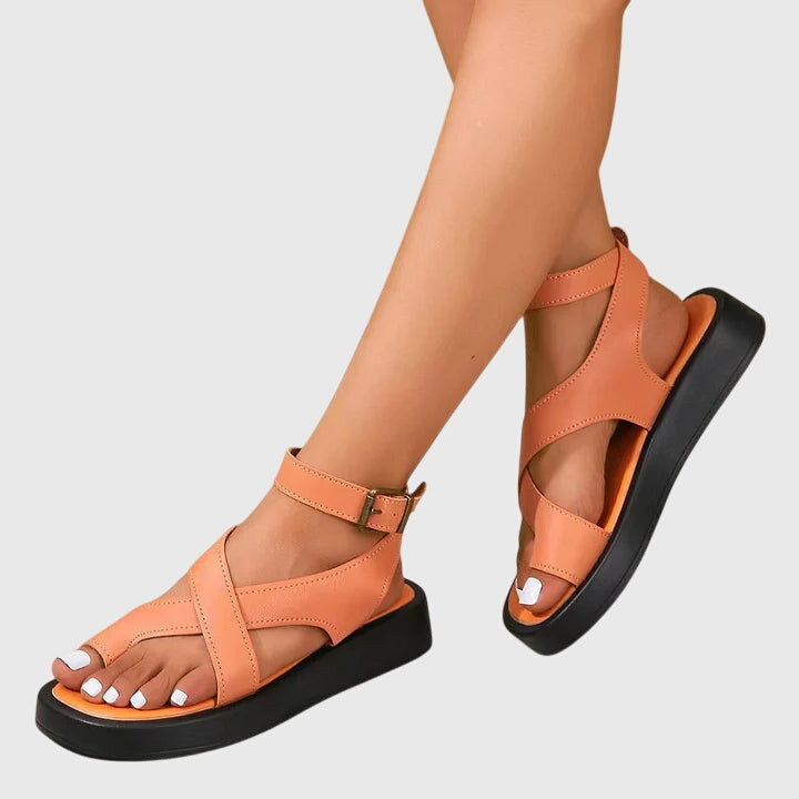 Luna | Eleganti e Comodi Sandali Gladiatore da Donna con Plateau 0