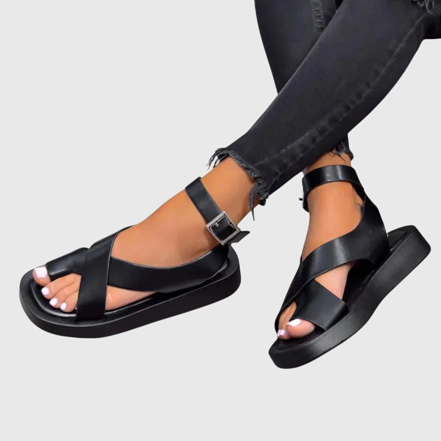 Luna | Eleganti e Comodi Sandali Gladiatore da Donna con Plateau 4