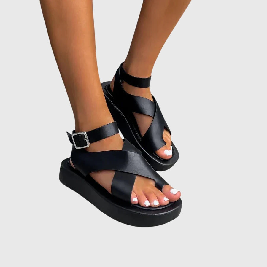 Luna | Eleganti e Comodi Sandali Gladiatore da Donna con Plateau 5