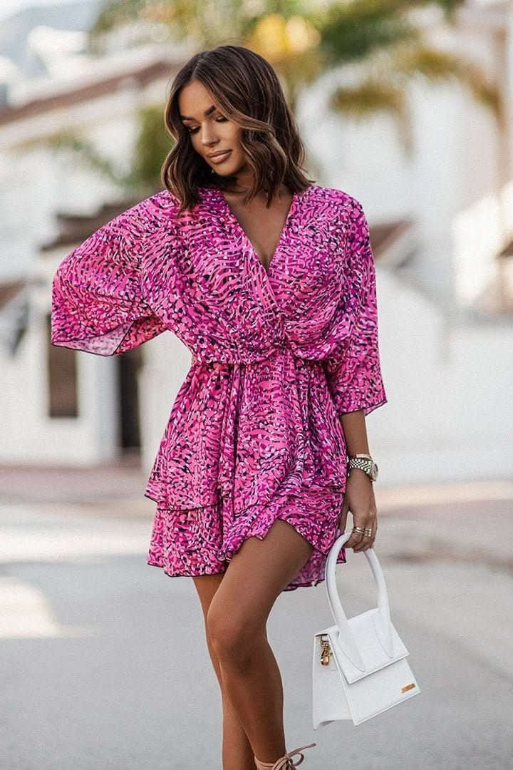 Luna | Mini abito tropicale boho dai colori vivaci 4