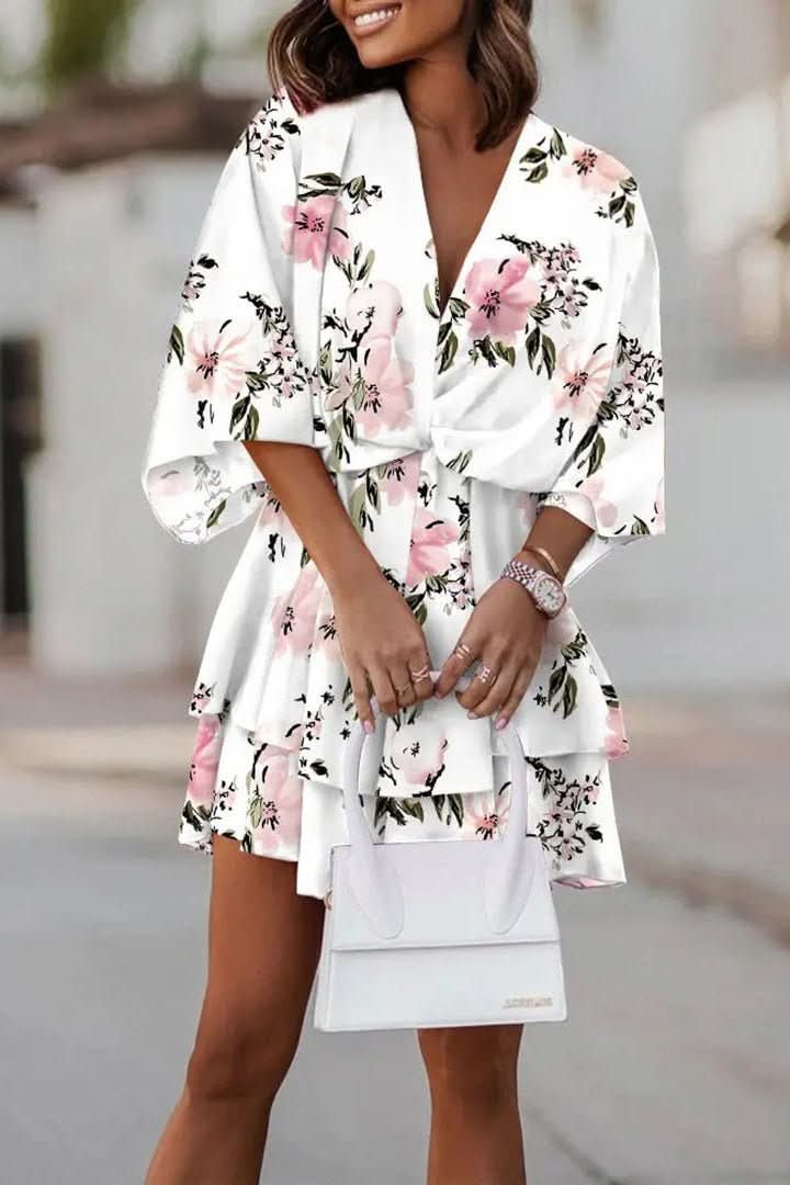 Luna | Mini abito tropicale boho dai colori vivaci 5