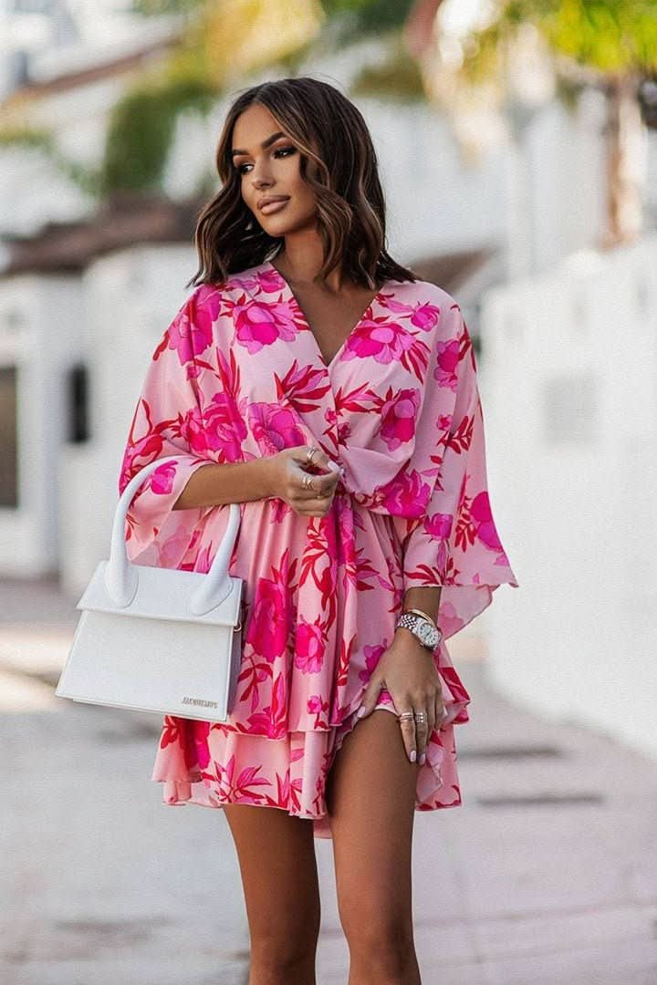 Luna | Mini abito tropicale boho dai colori vivaci 6