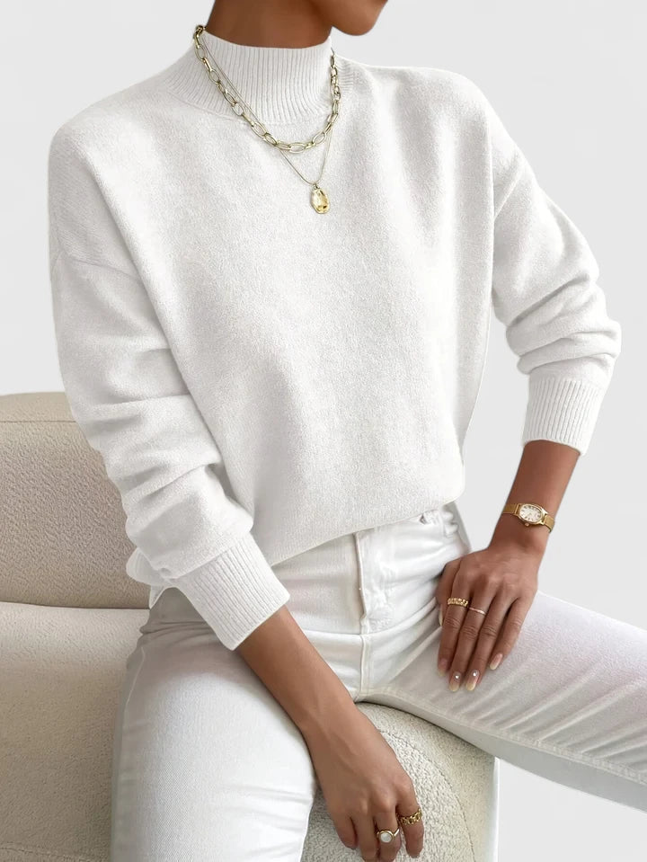 Marchelina | Elegante maglione a collo alto 0