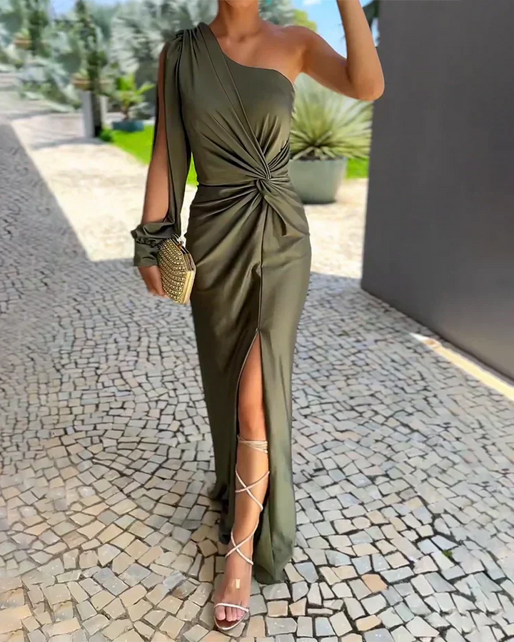 Margherita | Abito da Sposa Elegante Plissettato Femminile 0