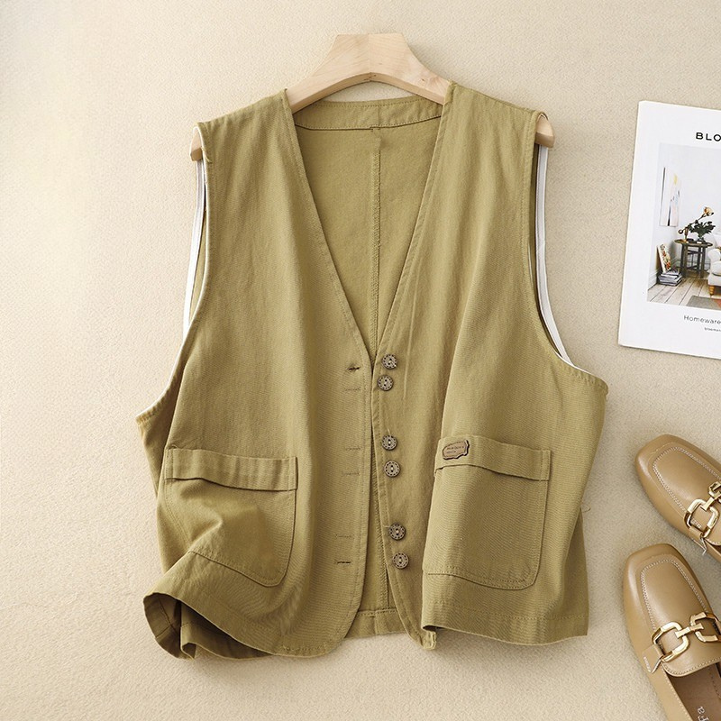 Margo | Gilet con bottoni dal taglio rilassato 2
