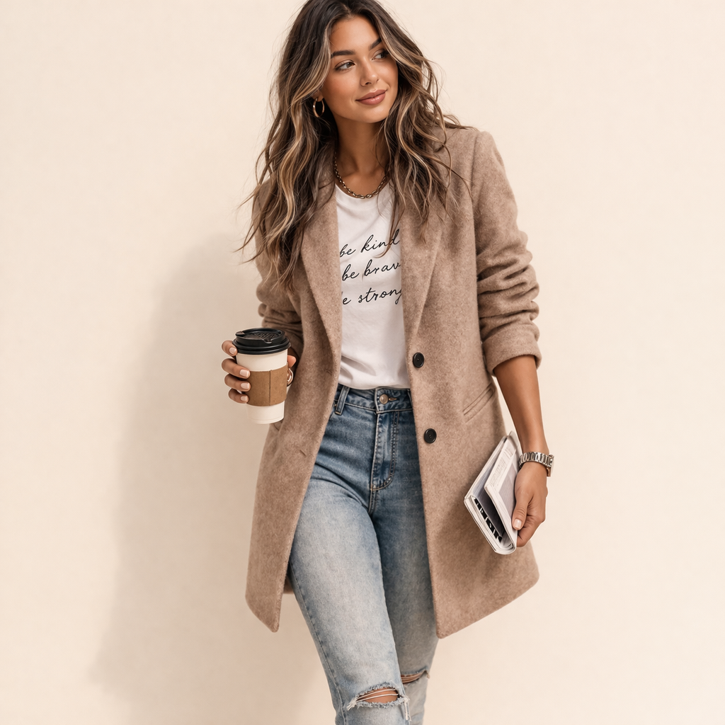 Maria | Blazer lungo ed elegante da donna 1