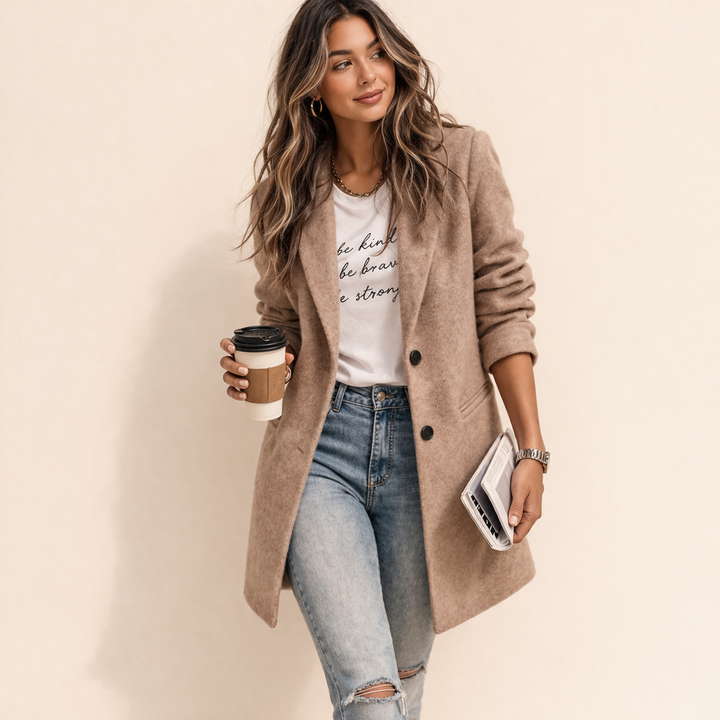 Maria | Blazer lungo ed elegante da donna 1