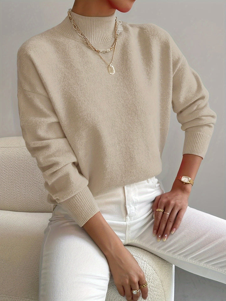 Marilena | Elegante maglione a collo alto 4