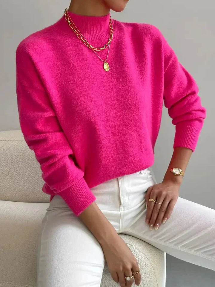 Marilena | Elegante maglione a collo alto 6