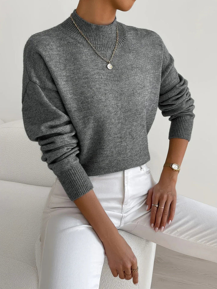 Marilena | Elegante maglione a collo alto 8
