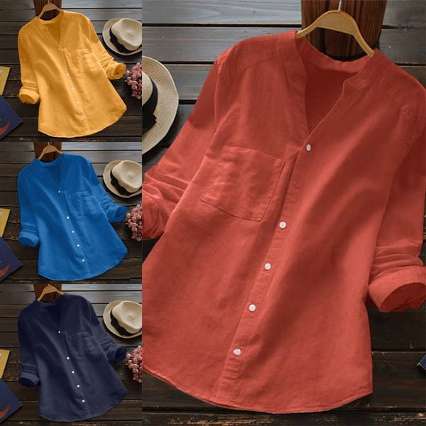Marina | Elegante Blusa Donna in Cotone Morbido e Traspirante, Vestibilità Rilassata 2