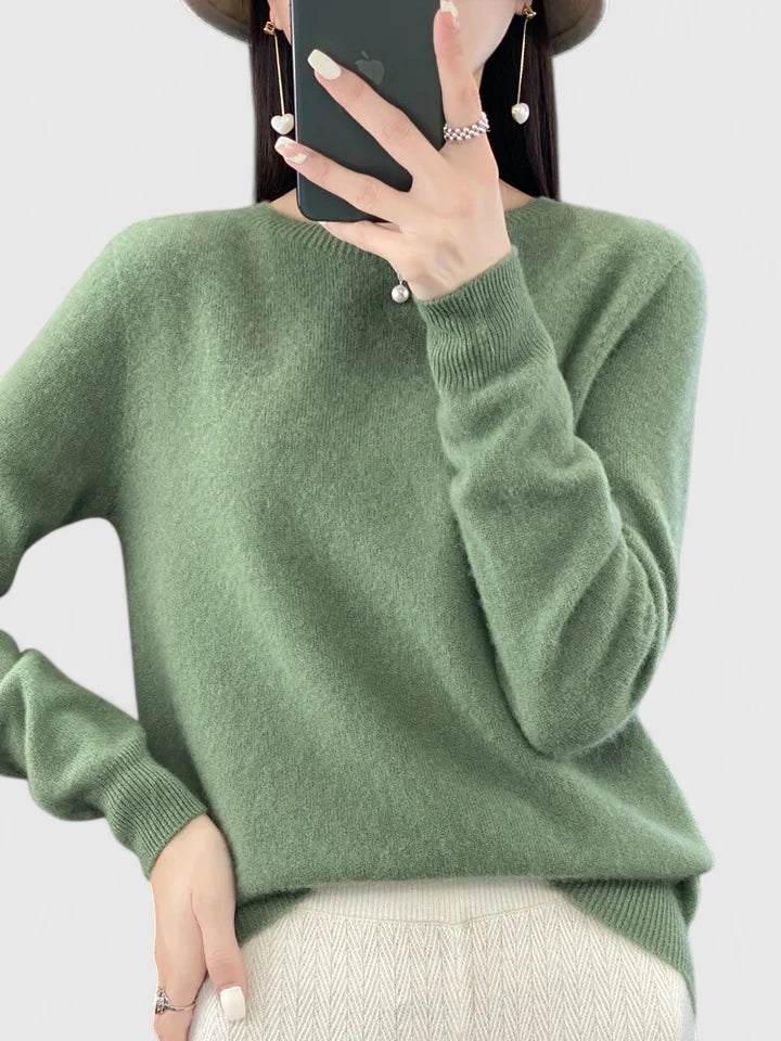 Marina | Maglione lavorato a maglia comodo e caldo 0