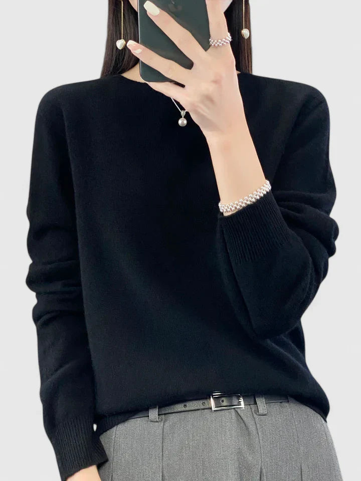 Marina | Maglione lavorato a maglia comodo e caldo 12