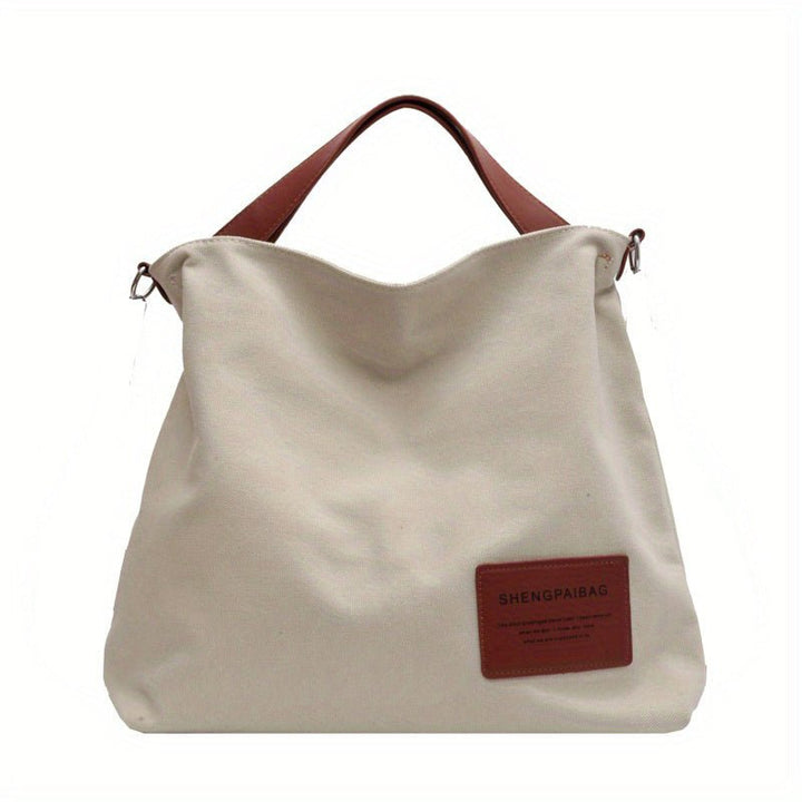 Marisa | Ampia borsa tote in tela 0
