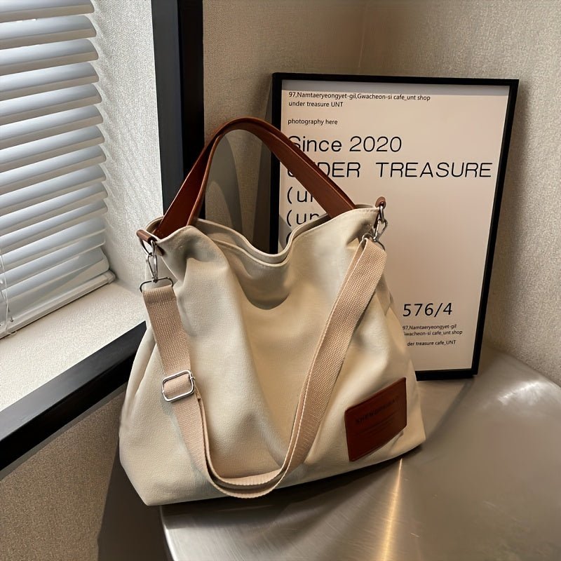 Marisa | Ampia borsa tote in tela 1