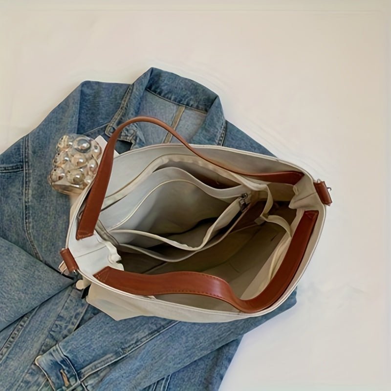 Marisa | Ampia borsa tote in tela 3