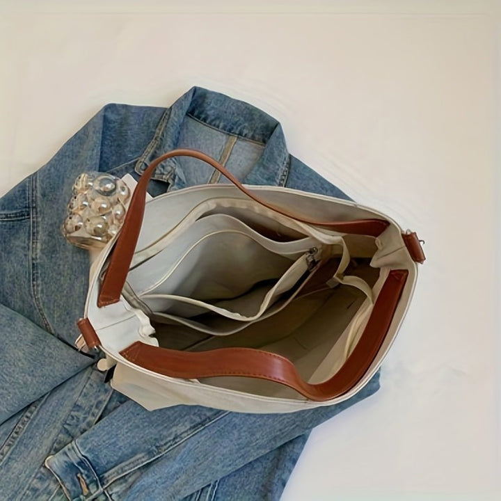 Marisa | Ampia borsa tote in tela 3