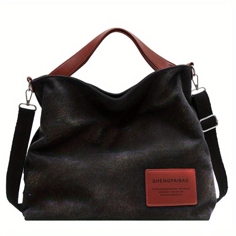 Marisa | Ampia borsa tote in tela 7