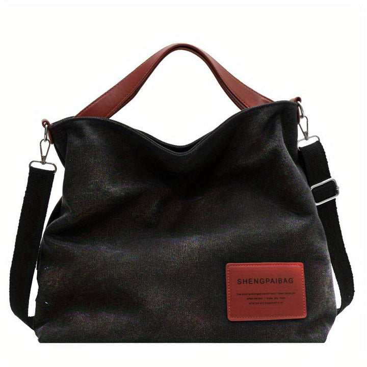 Marisa | Ampia borsa tote in tela 7