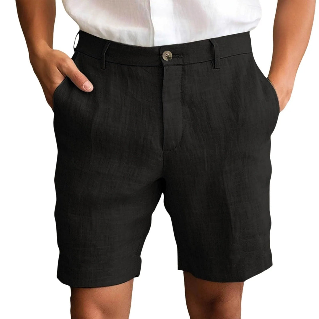 Maro | Pantaloni Corti Uomo in Lino – Leggeri, Traspiranti e Modern Fit 0
