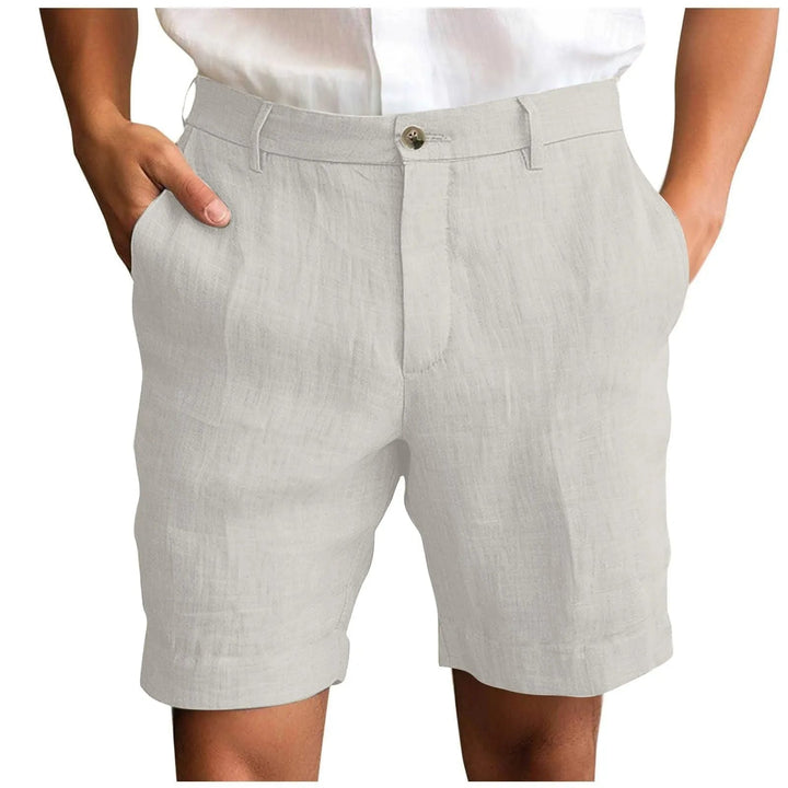 Maro | Pantaloni Corti Uomo in Lino – Leggeri, Traspiranti e Modern Fit 10