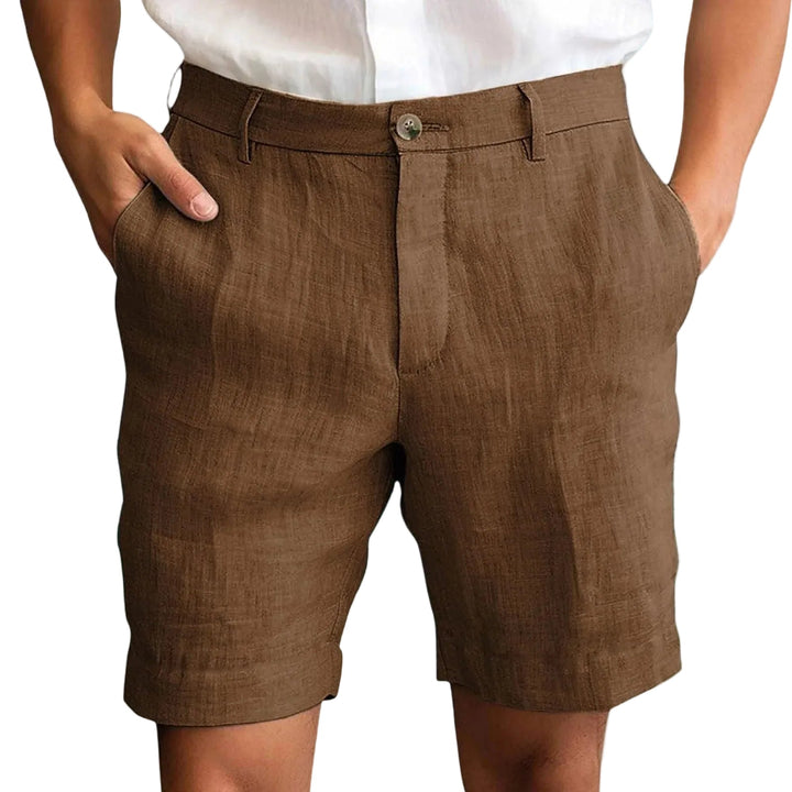 Maro | Pantaloni Corti Uomo in Lino – Leggeri, Traspiranti e Modern Fit 3