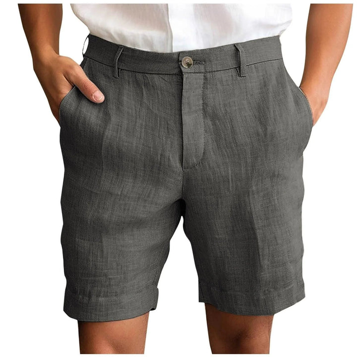 Maro | Pantaloni Corti Uomo in Lino – Leggeri, Traspiranti e Modern Fit 8
