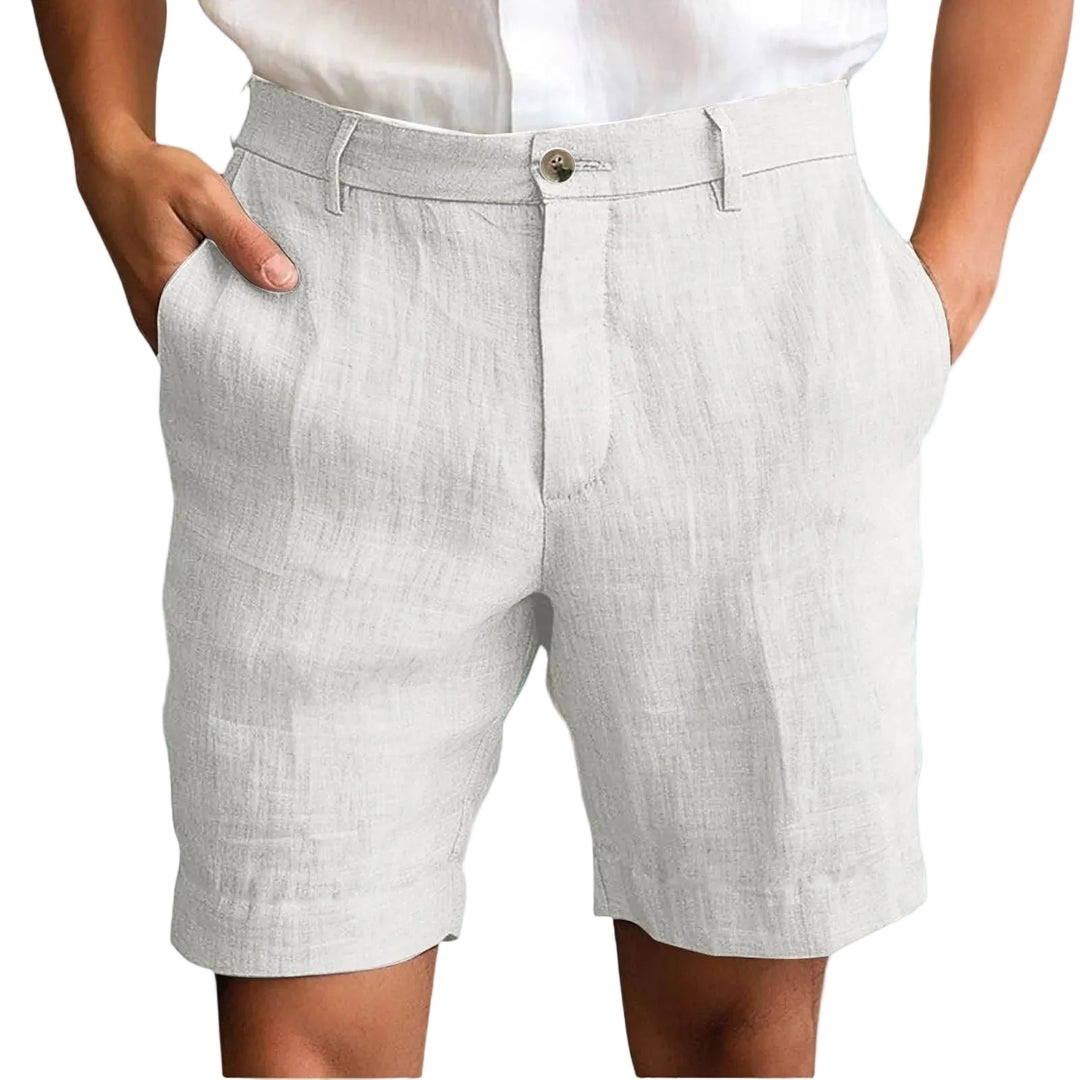 Maro | Pantaloni Corti Uomo in Lino – Leggeri, Traspiranti e Modern Fit 9