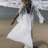 Luna | Comoda ed elegante tunica lunga da spiaggia